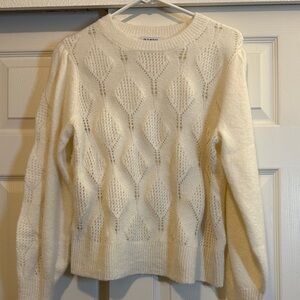 Old Navy Textured Cream Sweater
